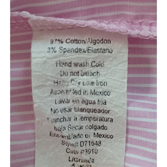 Potter’s Pot Top Shirt Sz L Women Pink Ruffle Off Shoulder Boho Softgirl Vtg - Picture 4 of 5